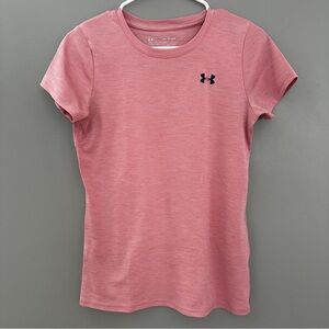 Under Armour Heathered Pink Tee